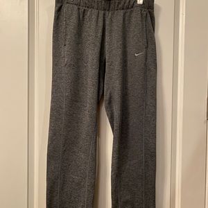 Gray straight legged Nike sweatpants size Medium